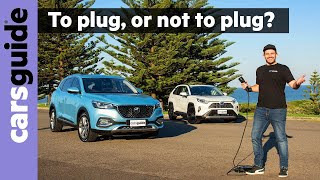 Toyota RAV4 Hybrid vs MG HS PHEV comparison review: Plug-in or plug-free? Which SUV is best?