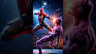 Spider man vs Purple Cat UFC ultimate showdown 😮#spiderman