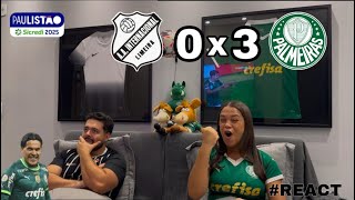 REACT REAÇÕES INTER DE LIMEIRA x PALMEIRAS | Casal Rivalidade