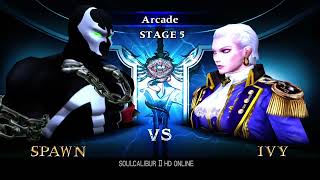 Soul Calibur II HD Online (XB360) | Spawn Arcade Playthrough (07/08/2022)