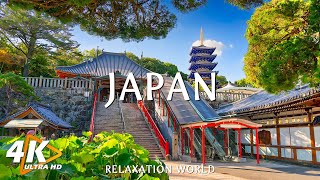 Japan 4K ✨ Discover Historic Landmarks and Breathtaking Sceneries with Relaxing Piano