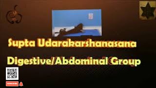 Supta Udarakarshanasana | (Sleeping abdominal stretch pose)|  #yogaasana,#practiceasana | 345 views