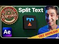 INSTANTLY Break Text Apart | Free After Effects Script