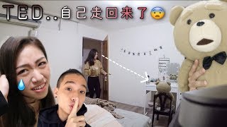 【惡整女友】以為丟掉的泰迪熊突然回到房間...🧸｜女友的反應太可愛了😂｜PRANK ON MY GF👻