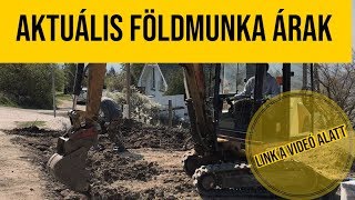 Földmunka árak