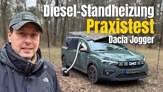 Günstig heizen und wohnen im Dacia Jogger 🚙🌲🌳🔥