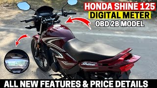 New 2025 Honda Shine 125 UPDATED MODEL Walkaround🔥| All Features Details | Shine 125 Digital Meter