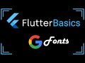 Fonts | Flutter Basics