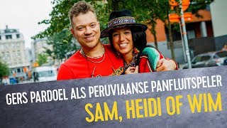 Gers Pardoel en Heidi onherkenbaar als straatmuzikanten | Sam, Heidi & Wim