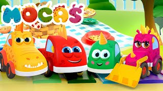 Sing with Mocas! The Apples and Bananas song for kids & more songs for kids. Nursery rhymes.