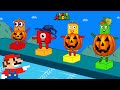 Finish the pattern?  Mario escape the Halloween Challenge 🎃 | Creepy Counting