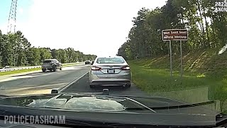 Dashcam Shows Deputy Uses PIT Maneuver To Stop Car