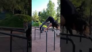 Amazing Push ups in Handstand! #shorts