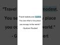 shadowing exercise: read along a quote about travel by Gustave Flaubert| practice 🇺🇸 English #shorts