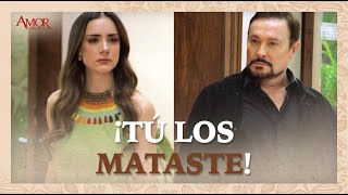 Gabriela llama cobarde a Enrique y lo cachetea | Amor Amargo 1/4 | Capítulo 67