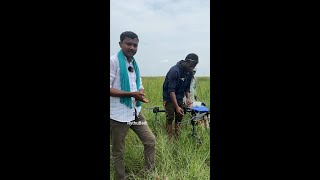 Drone Sprayer Operating | రైతు బడి #Shorts