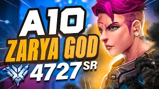 "A10" Rank #1 ZARYA God - Best of A10 | Overwatch A10 Zarya Montage