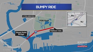 Repaving Project On I-95 In South Philadelphia Creating Dangerous Situation For Drivers