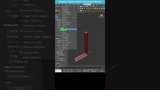 Quickly Modeling Curved Staircases in 3ds Max with Array Tool #shorts #3dsmax #stairs