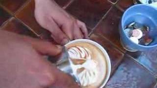 Cafe Castel Latte Art - Swan Freepour