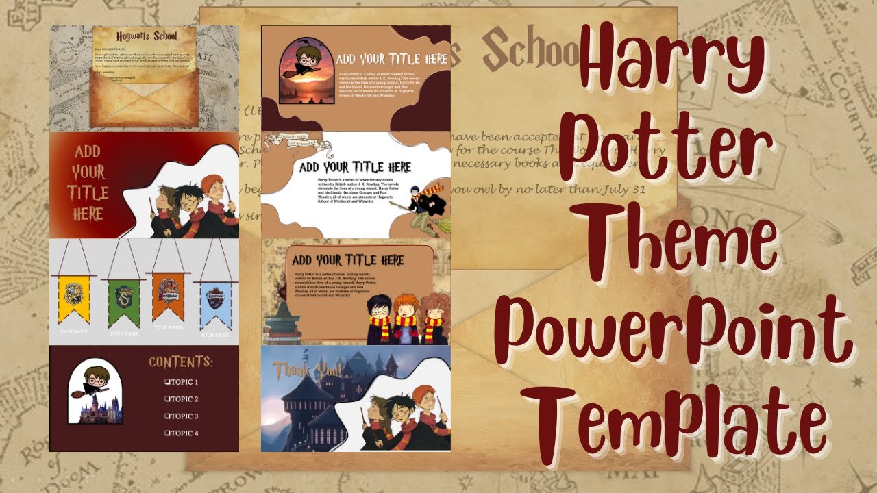 Harry Potter Theme PowerPoint Template Free🍑 || Ppt#41 - YouTube