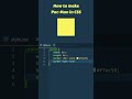 How to make Pac-Man in CSS 🎮 #Shorts