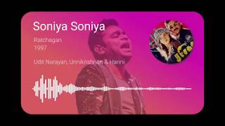 Soniya Soniya | HD Audio |Ratchagan Tamil Movie | AR Rahman Hit Songs | Nagarjuna | Sushmita Sen