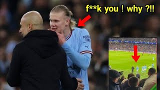 erling haaland shocking reaction after  substituted him in front of Leipzig aftr his 5 goals!