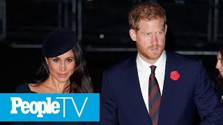 Pregnant Meghan Markle Shows Growing Baby Bump While Holding Hands With Prince Harry | PeopleTV