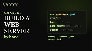 I Built a Web Server by Hand (no framework, just Java)