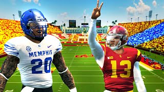 Can we RUIN USC Playoff Hopes? Memphis Dynasty (S2) EA NCAA 14 College Football Revamped Gameplay