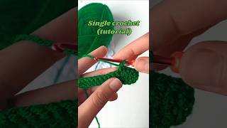 Single crochet (tutorial for beginners) #crochet