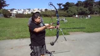 Pulling a 65lb compound bow