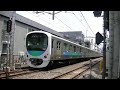 西武30000系30104f急行飯能行き u002638107f各停池袋行き 江古田－桜台の踏切通過