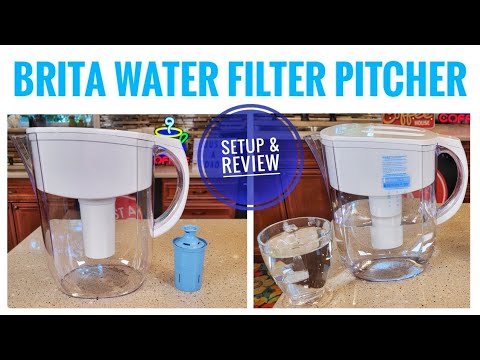 Review Brita LongLast Water Filter 10 Cup Pitcher How To Clean & Setup ...