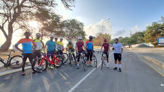 Cycling in dar early morning 40km