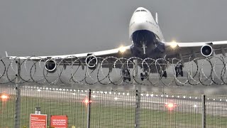 Boeing 747 Takes Off Sideways In Dramatic Crosswind