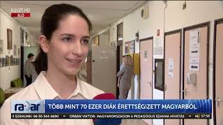 Radar - Több mint 70 ezer diák érettségizett magyarból (2023-05-08) - HÍR TV