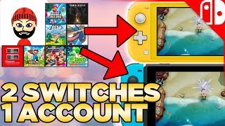 Using 1 Account on Nintendo Switch & Switch Lite -  Playing Your Digital Purchas