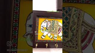 Tanjore Art Painting Trays || Reverse Glass Painting Trays @ElegantPicknwrap