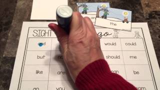Sight Word Bingo