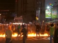 honduras police attack friday night torchlight protest