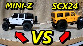 Axial SCX24 VS KYOSHO MINI-Z Comparison video