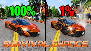 Best of Realistic Survival Chance Crashes | BeamNG.drive