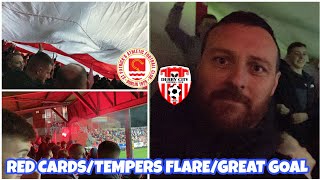 2 RED CARDS as TEMPERS FLARE 🤯 | ST PATRICK'S ATHLETIC 0-1 DERRY CITY FC VLOG |