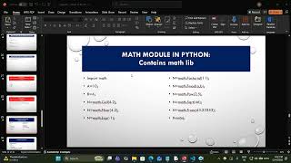 Python Math Module Tutorial | Math Library in Python for Beginners | Class 3