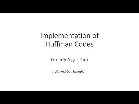 Huffman Codes |Huffman Coding | Huffman Coding - Greedy Method ...