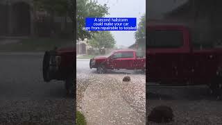 Auto hail damage claim in Plano Texas #shorts
