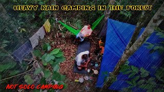 Not Solo Cing Berkemeh di Hutan Hujan Lebat Hujan Deras Pengantar Tidur rain c