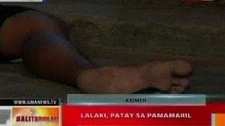 BT: Lalaki sa Pasay, patay sa pamamaril